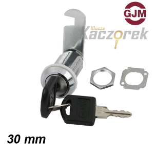 Zamek GJM 004 - skrzynkowy 30 mm - hakowy zabierak